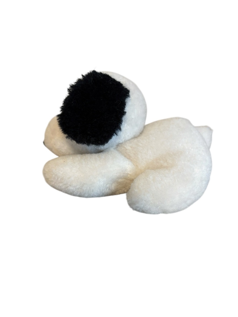 Vintage Butterfly Originals Snoopy Bean Bag Plush White and Black 5” - Picture 3 of 8